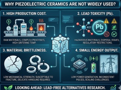 De ce ceramica piezoelectrică nu a fost adoptată pe scară largă?